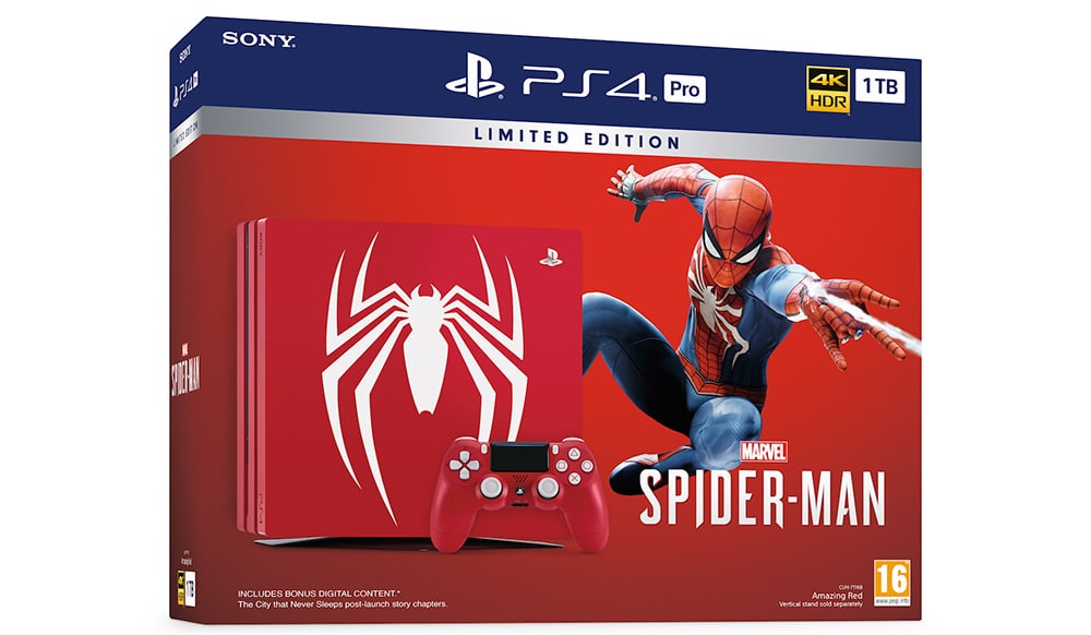 Precommande Console PS4 Pro Spiderman Collector