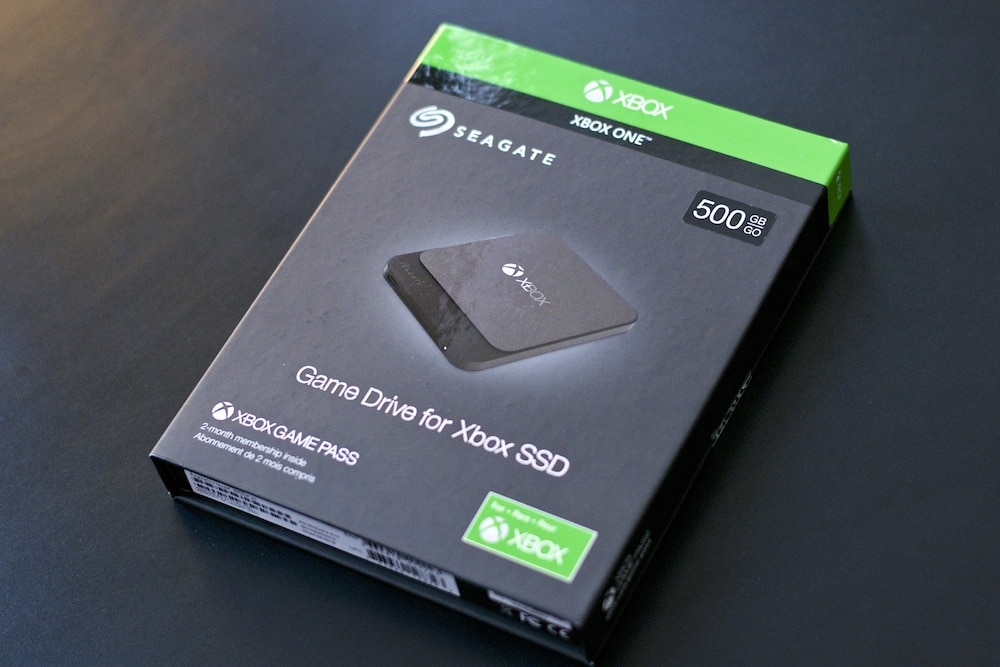 Test Disque Dur SSD Xbox One Seagate