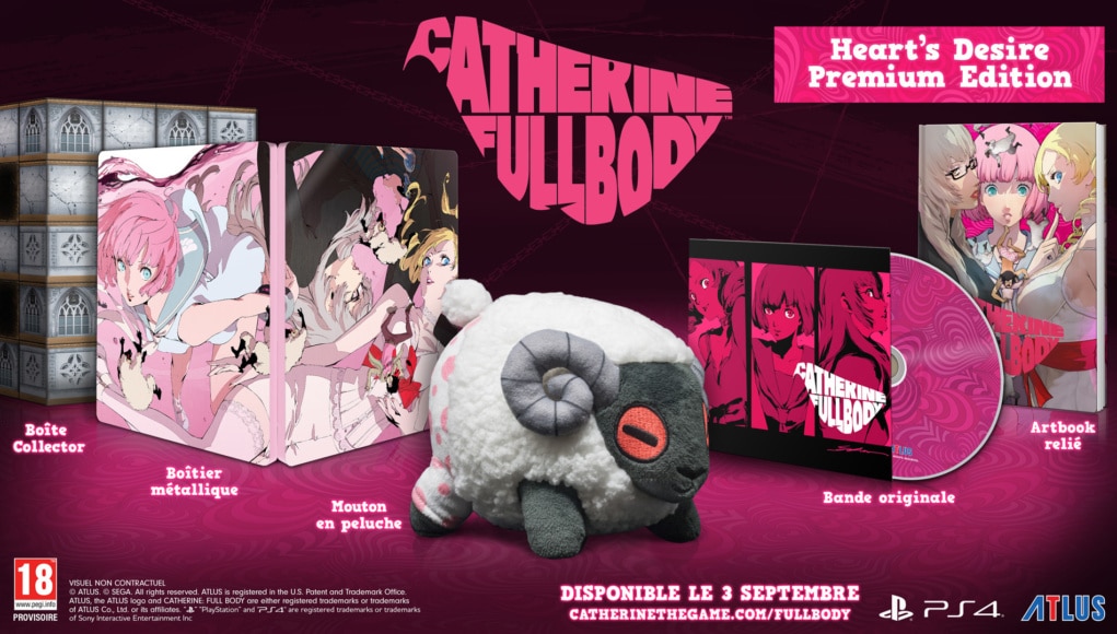 Precommande Catherine Full Body Collector PS4