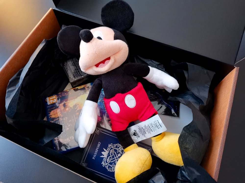 Unboxing Press Kit Kingdom Hearts 3