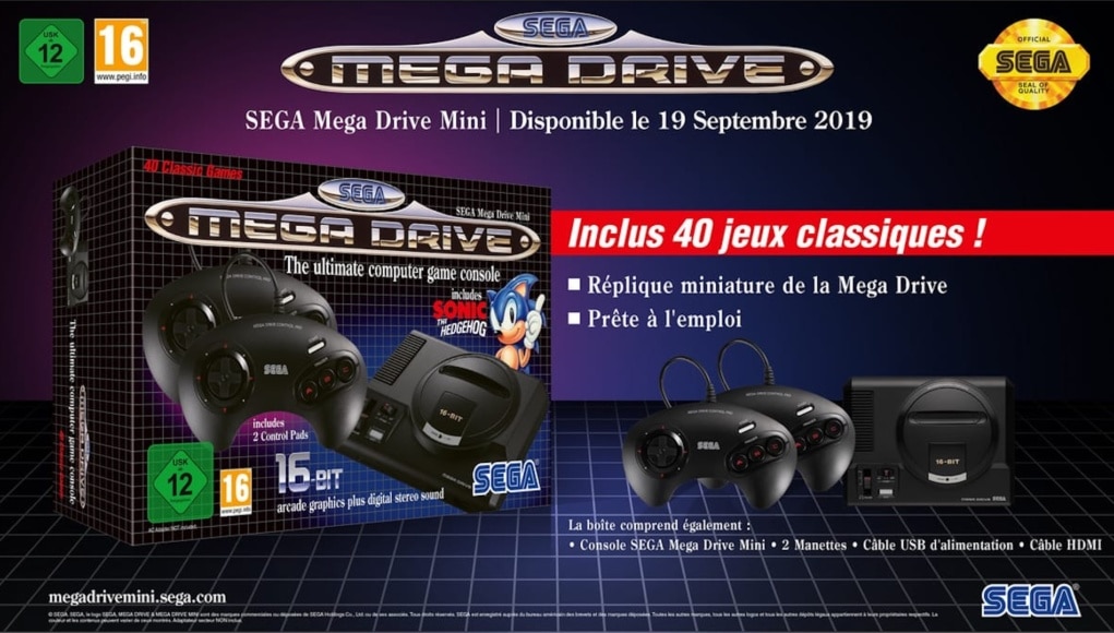 Precommande Megadrive Mini