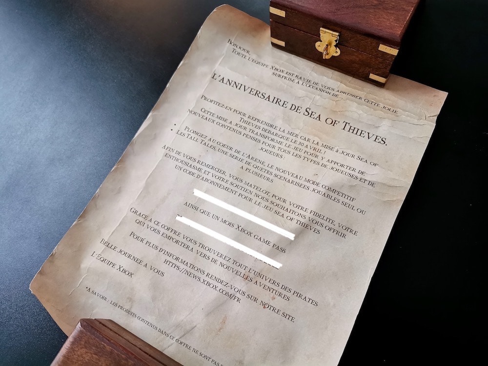 Unboxing Press Kit Sea Of Thieves