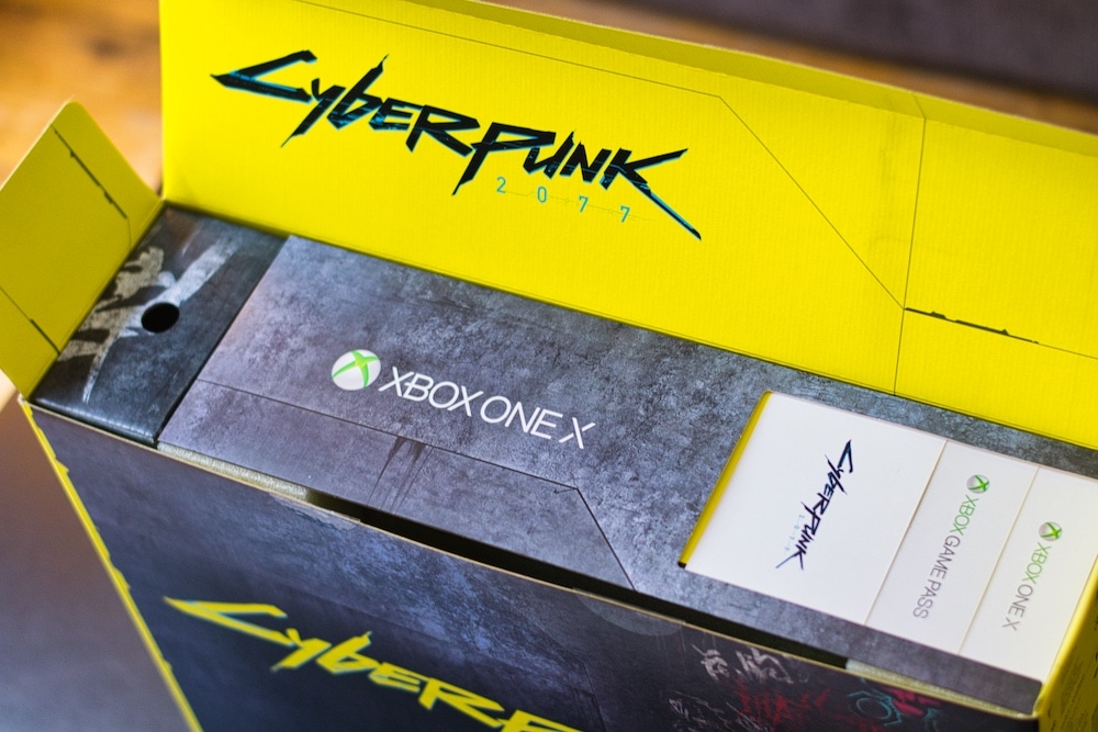 Unboxing Xbox One X Cyberpunk 2077 Collector