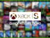 Quick Resume sur Xbox Series S