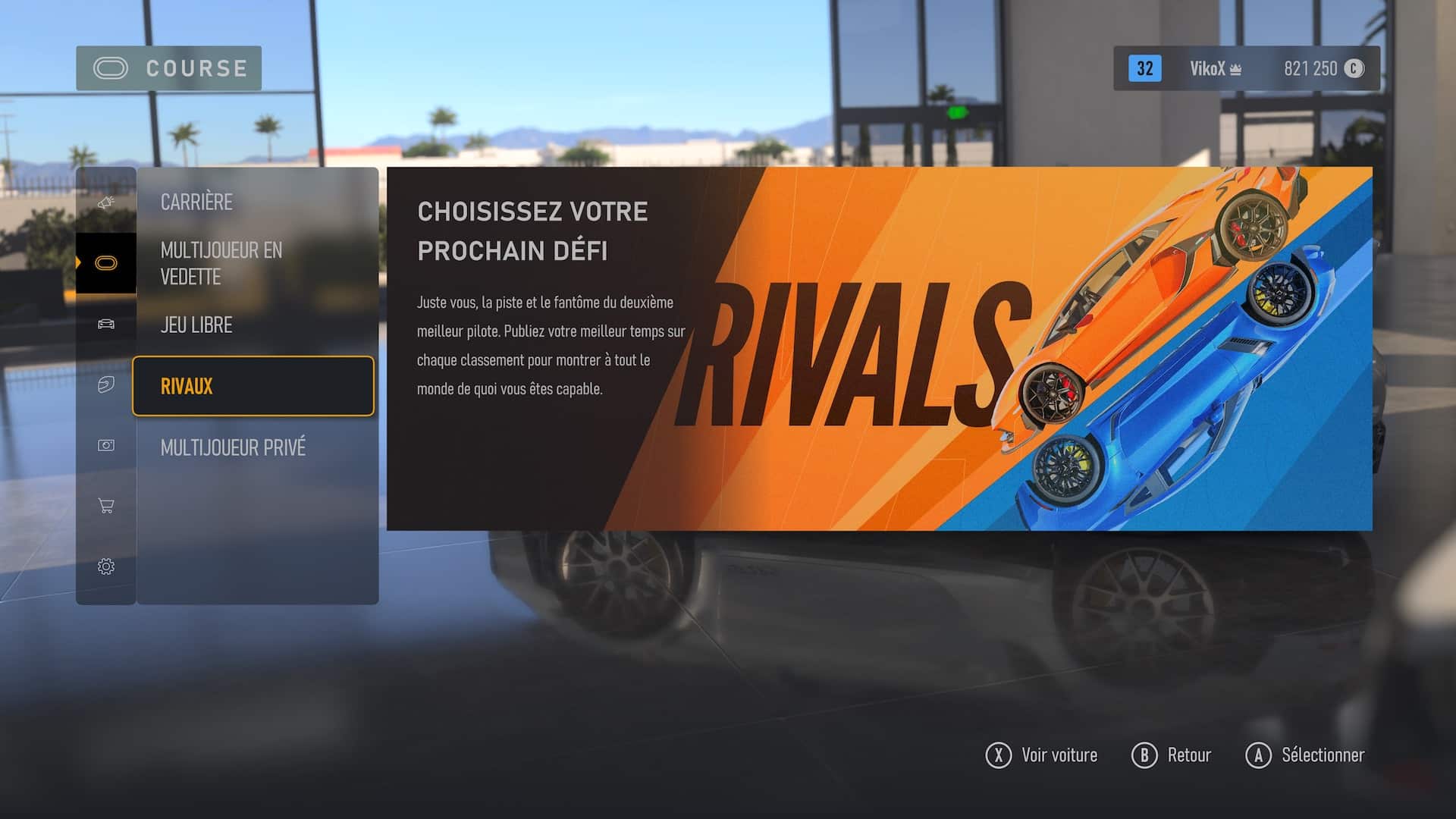 Forza Motorsport Modes jeu