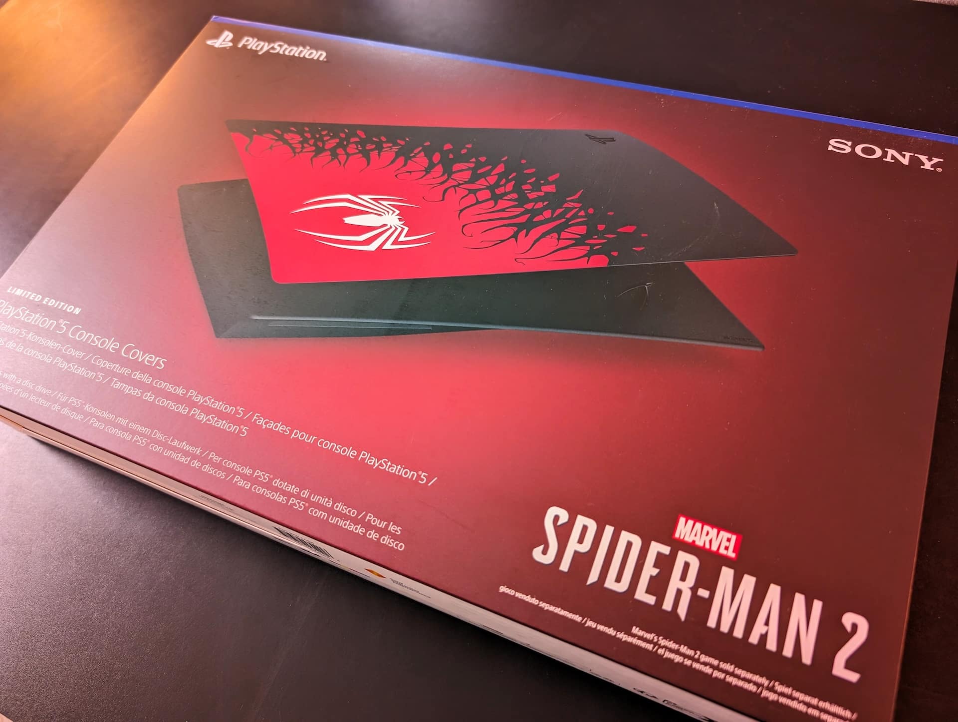 Façade PS5 Spiderman 2 faceplate