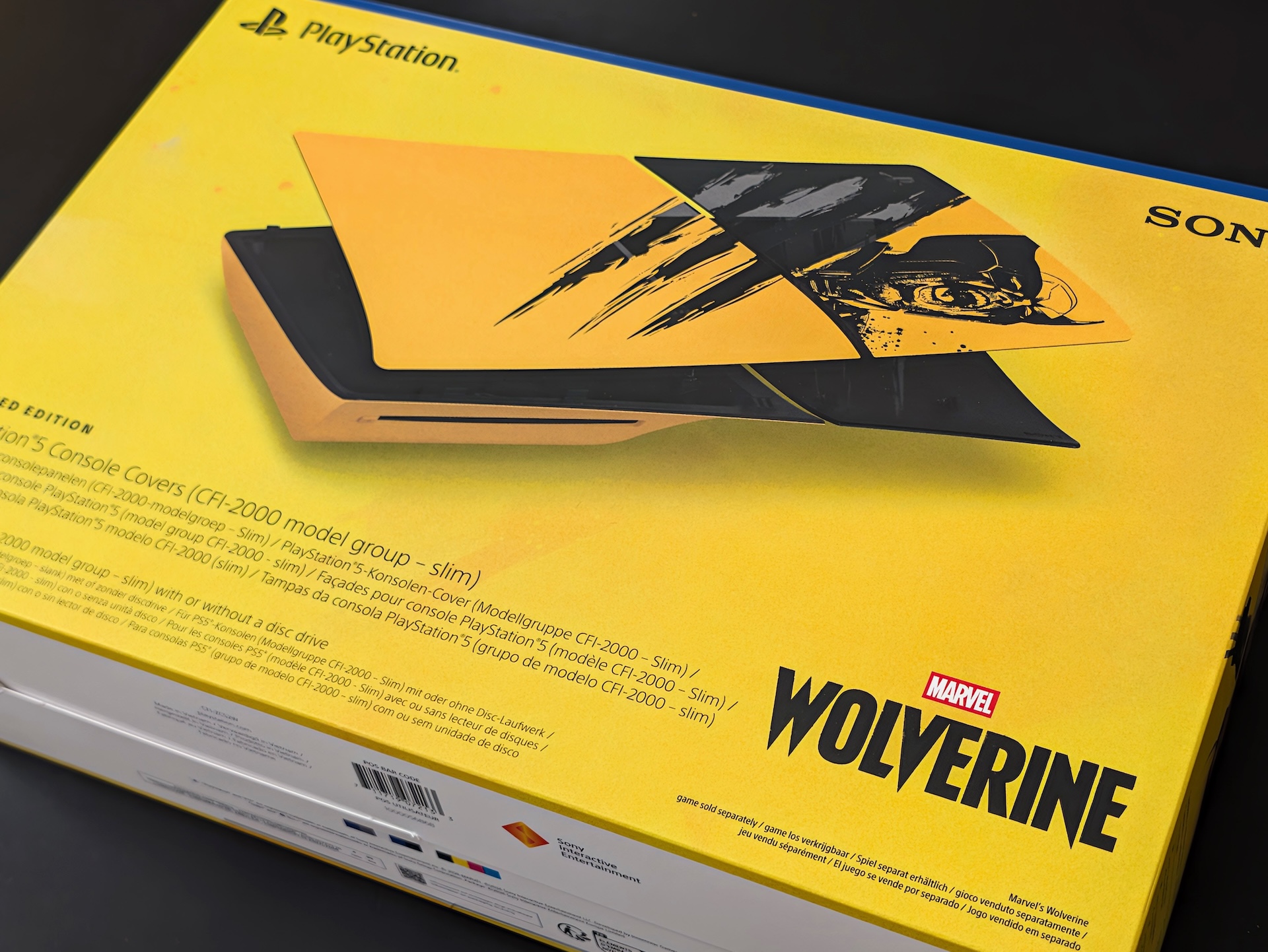 Unboxing faceplate PS5 Wolverine