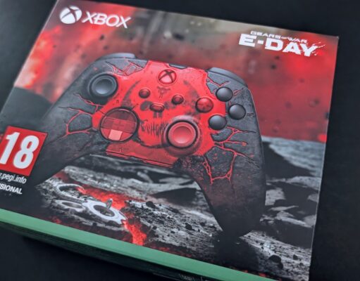 Unboxing manette Xbox Gears of War E-Day collector Unboxing manette Gears of War E-Day